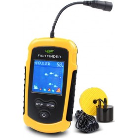 Lucky FFCW1108-1 Wireless Colorfull Fish Finder - Ασύρματη Έγχρωμη Συσκευή Ανίχνευσης Ψαριών &amp Βυθόμετρο