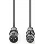 Nedis Cable XLR male - XLR female 1.5m (COTH15010GY15)