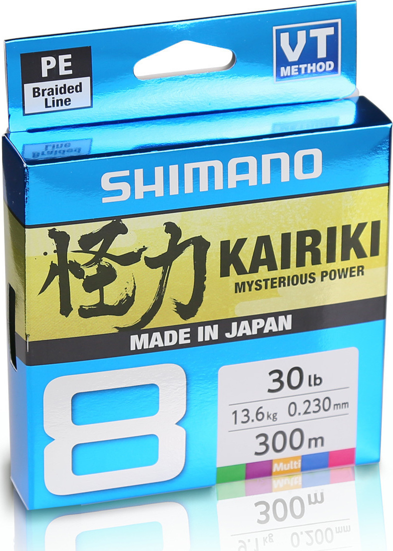 Shimano Kairiki 8 Multi Color 0.28mm / 300m Shimano Kairiki 8 Multi Color 0.28mm / 300m