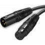 Cabletime Cable XLR male - XLR female Μαύρο 3m