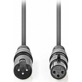 Nedis Cable XLR male - XLR female 10m (COTG15010GY100) Nedis Cable XLR male - XLR female 10m (COTG15010GY100)