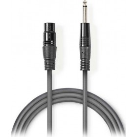 Nedis Cable XLR female - 6.3mm male 10m (COTG15120GY100) Nedis Cable XLR female - 6.3mm male 10m (COTG15120GY100)