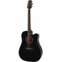 Takamine Ηλεκτροακουστική Κιθάρα GD15CE Dreadnought Black