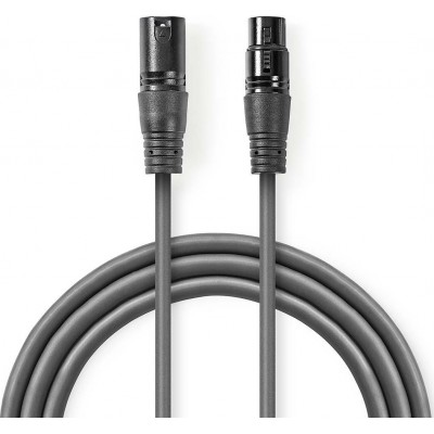 Nedis Cable XLR male - XLR female 20m (COTG15010GY200)