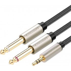 Ugreen 2x Cable 6.3mm male - 3.5mm male 1m (10613)