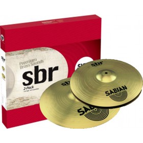 "Sabian Σετ Πιατινιών SBR 2-Pack (14"" Hi-Hat Sabian Σετ Πιατινιών SBR 2-Pack (14" Hi-Hat, 18" Crash/Ride)