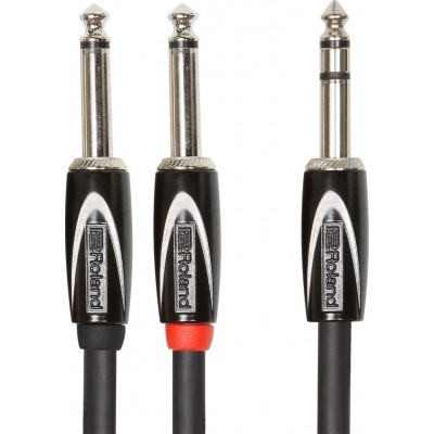 Roland Cable 6.3mm male - 2x 6.3mm male 1.5m (RCC-5-TR28)