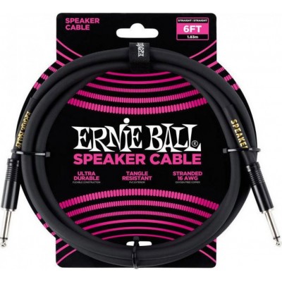 Ernie Ball Cable 6.3mm male - 6.3mm male 1.8m (6072)
