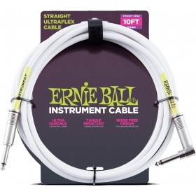 Ernie Ball Cable 6.3mm male - 6.3mm male 3m (6049) Ernie Ball Cable 6.3mm male - 6.3mm male 3m (6049)