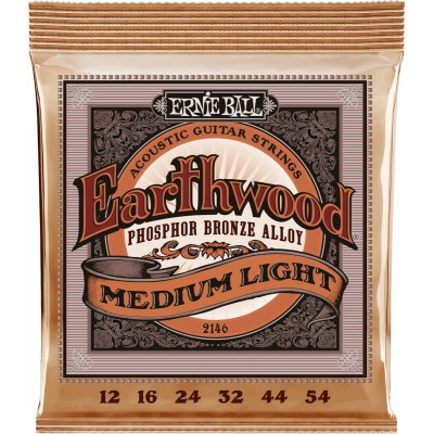 Ernie Ball Medium Light Earthwood Phosphor Bronze 12-54Κωδικός: P02146 