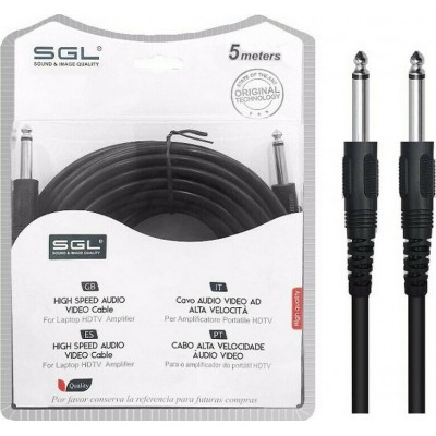 SGL Cable 6.3mm male - 6.3mm male 5m (TR-197247)