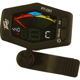 Peavey Χρωματικό Κουρδιστήρι PT C01 Clip σε Μαύρο Χρώμα Peavey Χρωματικό Κουρδιστήρι PT C01 Clip σε Μαύρο Χρώμα