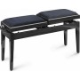 Stagg Twin Piano Bench Σκαμπό Πιάνου Ρυθμιζόμενο Highgloss Black 47x32x51-60cmΚωδικός: PB245 BKP VBK 