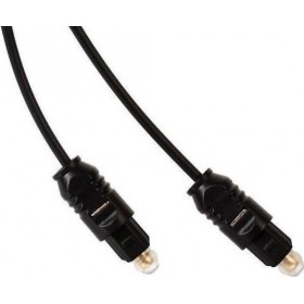Powertech Optical Audio Cable TOS male - TOS male Μαύρο 5m (CAB-O004) Powertech Optical Audio Cable TOS male - TOS male Μαύρο 5m (CAB-O004)