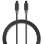 Nedis Optical Audio Cable TOS male - TOS male Μαύρο 3m (CABW25000AT30)