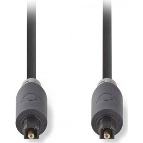 Nedis Optical Audio Cable TOS male - TOS male Μαύρο 2m (CABW25000AT20) Nedis Optical Audio Cable TOS male - TOS male Μαύρο 2m (CABW25000AT20)