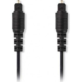 Nedis Optical Audio Cable TOS male - TOS male Μαύρο 2m (CAGB25000BK20) Nedis Optical Audio Cable TOS male - TOS male Μαύρο 2m (CAGB25000BK20)