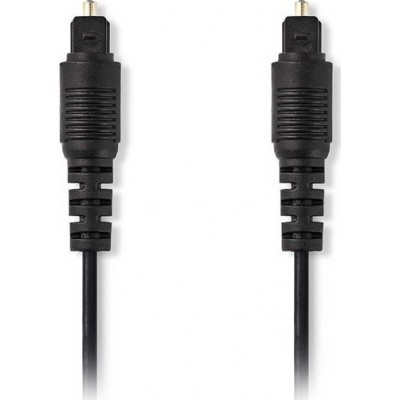 Nedis Optical Audio Cable TOS male - TOS male Μαύρο 2m (CAGB25000BK20)