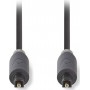 Nedis Optical Audio Cable TOS male - TOS male Μαύρο 1m (CABW25000AT10)