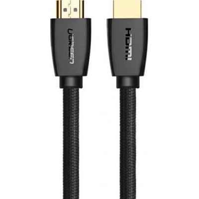 Ugreen HDMI 2.0 Braided Cable HDMI male - HDMI male 1.5m ΜαύροΚωδικός: 40409 