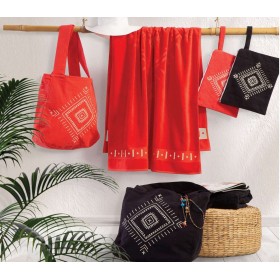 Nef-Nef Interior Υφασμάτινη Τσάντα Θαλάσσης σε Μαύρο χρώμα Nef-Nef Interior Υφασμάτινη Τσάντα Θαλάσσης σε Μαύρο χρώμα