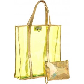 Ble Resort Collection Πλαστική Τσάντα Θαλάσσης σε Κίτρινο χρώμα Ble Resort Collection Πλαστική Τσάντα Θαλάσσης σε Κίτρινο χρώμα