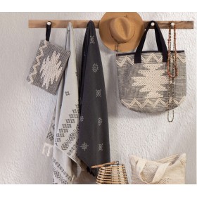 Nef-Nef Chief Υφασμάτινη Τσάντα Θαλάσσης σε Μαύρο χρώμα Nef-Nef Chief Υφασμάτινη Τσάντα Θαλάσσης σε Μαύρο χρώμα