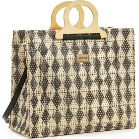 Verde 48-0149 Ψάθινη Τσάντα Θαλάσσης