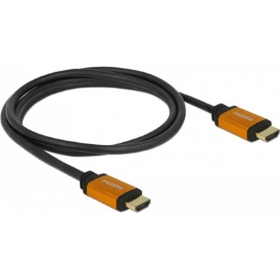 DeLock 85728 HDMI 2.1 Cable HDMI male - HDMI male 1.5m Μαύρο