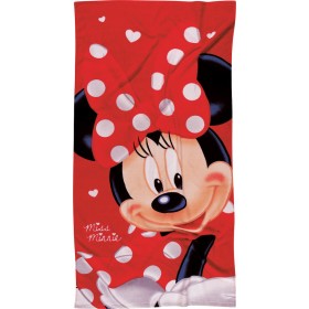 Das Home Minnie Παιδική Πετσέτα Θαλάσσης 70x140cm σε Κόκκινο χρώμα