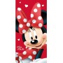 Das Home Minnie Παιδική Πετσέτα Θαλάσσης 70x140cm σε Κόκκινο χρώμα