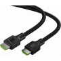 Green Cell HDMI 2.0 Braided Cable HDMI male - HDMI male 5m ΜαύροΚωδικός: 28170 