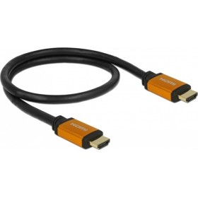 DeLock 85726 HDMI 2.1 Cable HDMI male - HDMI male 0.5m Μαύρο