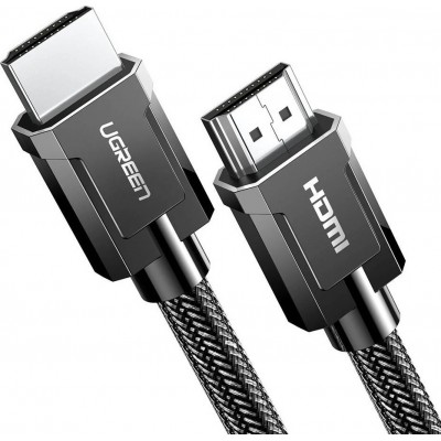 Ugreen HDMI 2.0 Braided Cable HDMI male - HDMI male 3m ΜαύροΚωδικός: 70325 