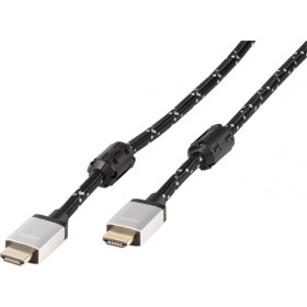 Vivanco HDMI 2.1 Braided Cable HDMI male - HDMI male 1.2m ΜαύροΚωδικός: 42206 