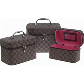 Ble Resort Collection Σετ Γυναικεία Νεσεσέρ 3τμχ σε Καφέ χρώμα Ble Resort Collection Σετ Γυναικεία Νεσεσέρ 3τμχ σε Καφέ χρώμα