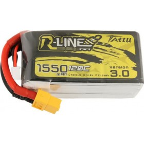 Tattu Μπαταρία 1550mAh 14.8V 120C 4S1P