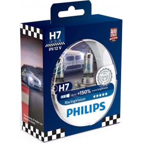 Philips H7 RacingVision +150% 12V 2τμχ Philips H7 RacingVision +150% 12V 2τμχ