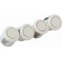 Osio OSP-282 4 Αισθητήρες Παρκαρίσματος Λευκό Χρώμα 18 mm με Οθόνη και BuzzerΚωδικός: 12512-2827 
