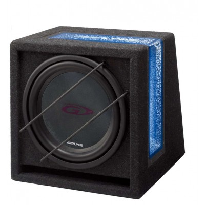 Alpine SBG-844BR Subwoofer Αυτοκινήτου 8" 120W RMS με Κούτα