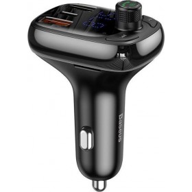 Baseus FM Transmitter S-13 T Type με USBΚωδικός: CCTM-B01  Baseus FM Transmitter S-13 T Type με USBΚωδικός: CCTM-B01