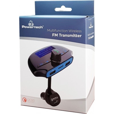 Powertech FM Transmitter με Bluetooth / MicroSD / USBΚωδικός: PT-737 