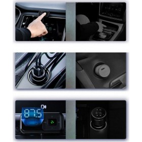 Baseus FM Transmitter S-16 με Bluetooth / USBΚωδικός: CCTM-E01  Baseus FM Transmitter S-16 με Bluetooth / USBΚωδικός: CCTM-E01
