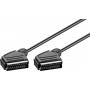 Goobay Cable Scart male - Scart male 7m Μαύρο 50177