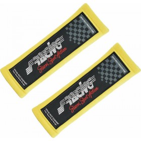 Racing Boy Μαξιλαράκια Ζώνης Αυτοκινήτου Κίτρινα 2τμχΚωδικός: RCN-CC2/G-V 