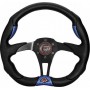 Simoni Racing Polypelle Χ2 Δέρμα 330mm Μαύρο/ΜπλεΚωδικός: SRX2330PUN/PA 