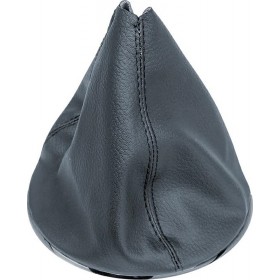 Simoni Racing Φούσκα Ταχυτήτων Μαρκέ Δερματίνη Μαύρο με Πλαίσιο Χρωμίου για Fiat 500Κωδικός: SRBX500 