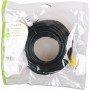 Nedis Cable Composite male - Composite male 10m (CVGP24100BK100)