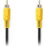 Nedis Cable Composite male - Composite male 10m (CVGP24100BK100)