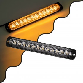 GloboStar Pro Series Μπάρα 10 Προγραμμάτων Φωτισμού Strobe SMD 3030 LED - ΠορτοκαλίΚωδικός: 85269 